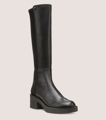 Stuart Weitzman,Gotham Knee-High Boot,Boot,Nappa leather,Black,Side View