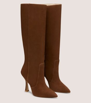 Stuart Weitzman,PARTON 100 BOOT,,Angle View