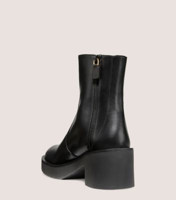 Stuart Weitzman,GOTHAM ZIP BOOTIE,,Back View