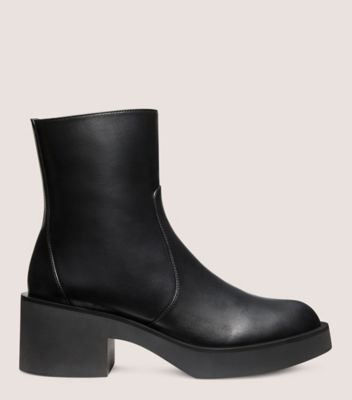 Stuart Weitzman,GOTHAM ZIP BOOTIE,,Front View