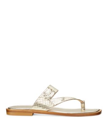Stuart Weitzman,LYLA FLAT SANDAL,,Front View