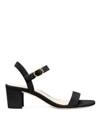 Stuart Weitzman,DANCER 50 BLOCK SANDAL,,Front View