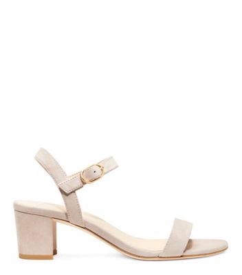 Stuart Weitzman,DANCER 50 BLOCK SANDAL,,Front View