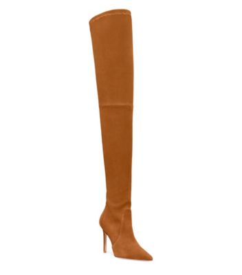 Stuart Weitzman,ULTRASTUART 100 STRETCH BOOT,Leather,Rubber,Boots,Day Party,,Side View