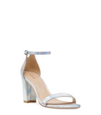 NEARLYNUDE STRAP SANDAL, Silver, Product