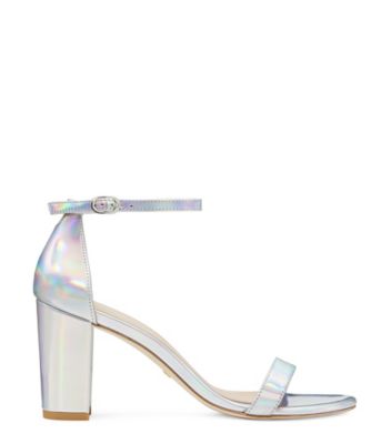 NEARLYNUDE STRAP SANDAL, Silver, Product