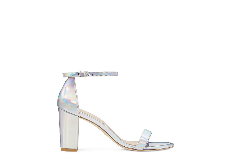 NEARLYNUDE STRAP SANDAL, Silver, Product