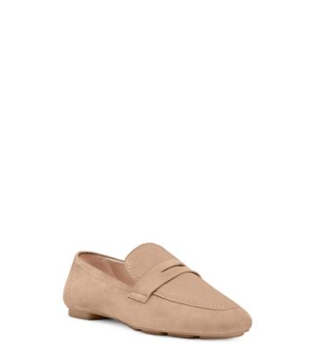 Stuart Weitzman,Jet Loafer,Loafer,Sport Suede,Nutmeg,Side View