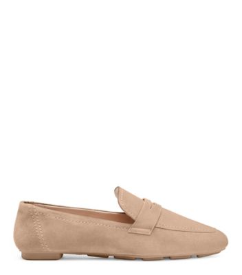 Stuart Weitzman,Jet Loafer,Loafer,Sport Suede,Nutmeg