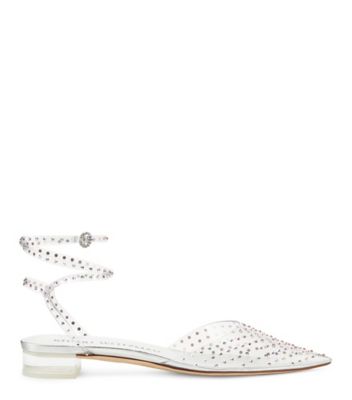 Stuart weitzman clearance clear shoes