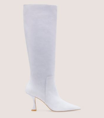 Stuart Weitzman,XCURVE 85 SLOUCH BOOT,Boot,Suede,Cloud