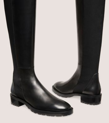 Stuart Weitzman,5050 KNEE-HIGH LUG BOOT,Boot,Nappa leather,Black,Detailed View