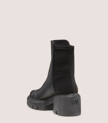 Zara flat ankle boots with toe store cap detail