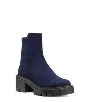 Stuart weitzman cheap navy suede boots