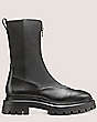 Stuart Weitzman,Bedford Zip Bootie,Bootie,Leather & rubber,Black,Front View