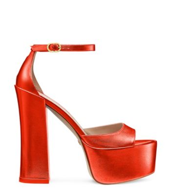 Skyhigh 145 Platform Sandal, Red, Product