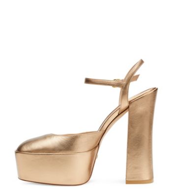 Stuart Weitzman,SKYHIGH 145 ANKLE-STRAP PLATFORM PUMP,