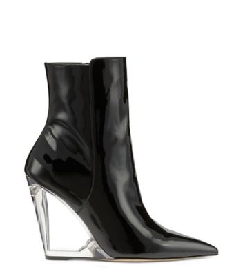 Stuart weitzman instep shop leather zip booties