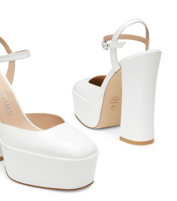 Stuart Weitzman,SKYHIGH 145 ANKLE STRAP PLATFORM PUMP,,Detailed View