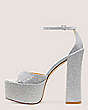 Stuart Weitzman,Skyhigh 145 Platform Sandal,Sandal,New Noir,Crystal