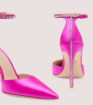 Stuart Weitzman,STUART GLAM 100 STRAP PUMP,,Detailed View