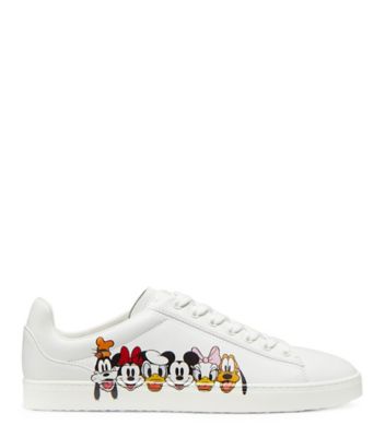 Stuart Weitzman,Disney X SW Livvy  Sneaker,Sneaker,Printed action leather,White Multi,Front View