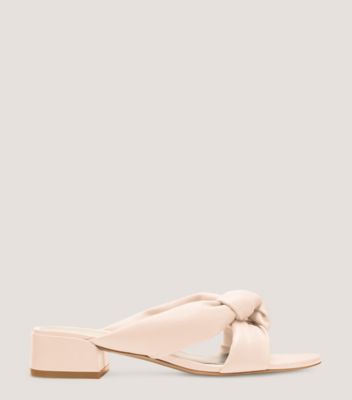 Stuart Weitzman,Vacay 35 Block Slide,Sandal,Nappa Leather,Rosewater Pink