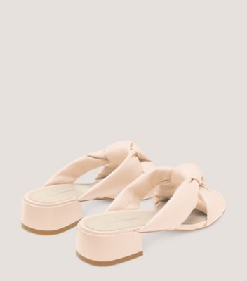 Stuart Weitzman,Vacay 35 Block Slide,Sandal,Nappa Leather,Rosewater Pink