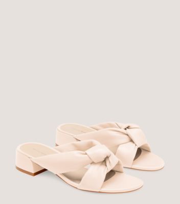 Stuart Weitzman,Vacay 35 Block Slide,Sandal,Nappa Leather,Rosewater Pink