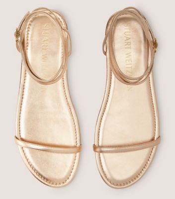 Barelynude Flat Sandal Stuart Weitzman