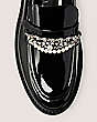Stuart Weitzman,Pearldrop Platform Loafer,Loafer,Patent leather,Black,top down View