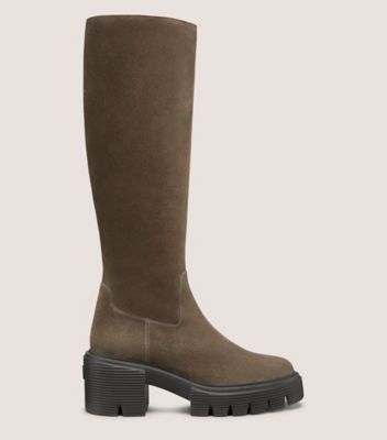 Stuart Weitzman,Boot,Suède sport,Charbon