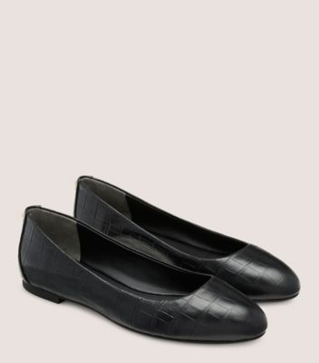 Croc best sale black flats