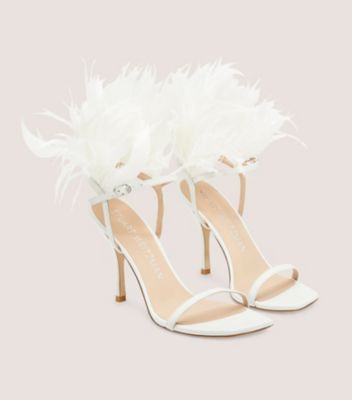 Stuart Weitzman,PLUME 100 SANDAL,