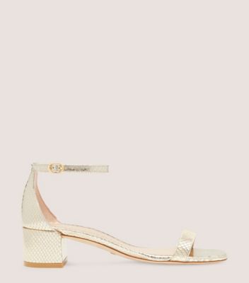 Gold Sandals Stuart Weitzman