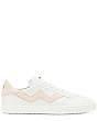Stuart Weitzman,DARYL SNEAKER,Sneaker,Leather & suede,White & Rosewater,Front View