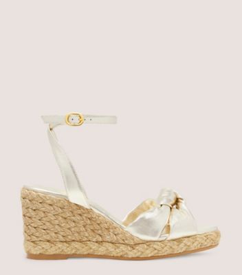 Playa Espadrille Knot Wedge Stuart Weitzman