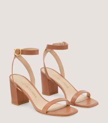 Stuart Weitzman,NEARLYBARE SANDAL,,Angle View
