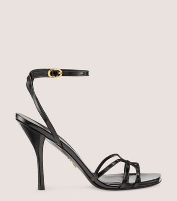 Black patent barely there heels hotsell