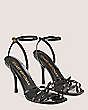 Stuart Weitzman,Barelythere 100 Sandal,Sandal,Patent leather,Black,Angle View