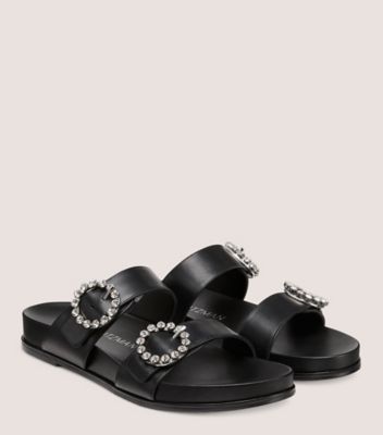 Black Super Comfy mm Lux Slides - morbid mates