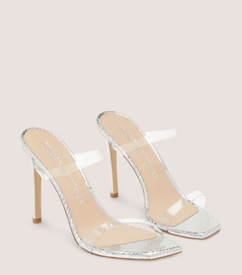 Stuart weitzman cheap lucite heels