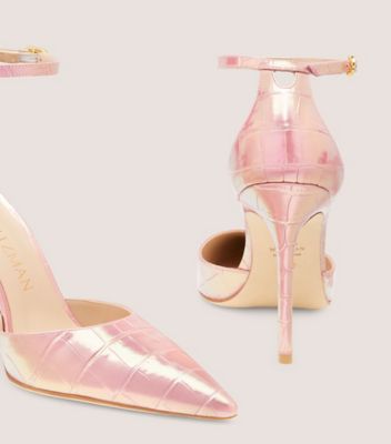 Stuart Weitzman,STUART 100 STRAP PUMP,,Detailed View