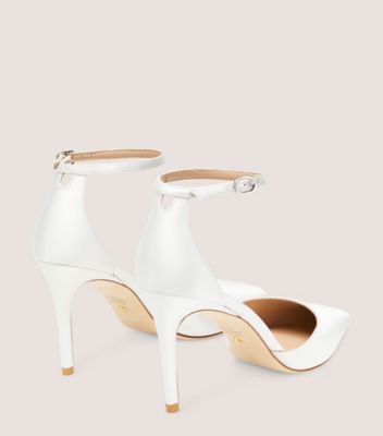 White stuart hot sale weitzman heels