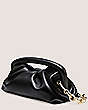 Stuart Weitzman,The Moda Frame Pouch,Pouch,Leather,Black,Side View