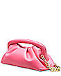 Stuart Weitzman,The Moda Frame Pouch,Pouch,Leather,Hot Pink,Side View