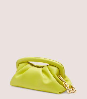 Stuart Weitzman,Pochette Moda Frame,Pouch,Cuir,Pistache,Side View