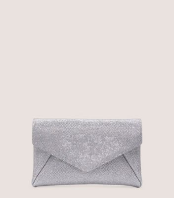 Stuart Weitzman,LOVELETTER MINI CLUTCH,Clutch,Rhinestones,Compact,Formal,,Front View