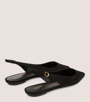 Stuart Weitzman,STUART SLEEK SLINGBACK FLAT,,Back View