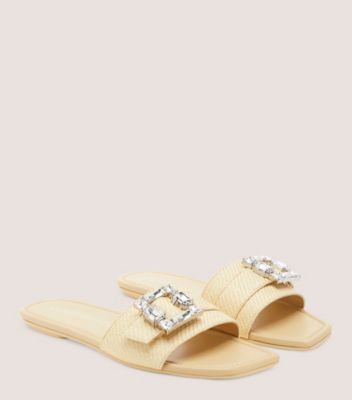 Saint Tropez Flat Slide Stuart Weitzman